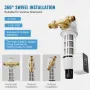 Spin Down Filter, 40 Micron Whole House Sediment Filter for Well Water, 1" (2.5 cm) G-M + 1 1/4" (3.2 cm) G-M, 8 T/H High Flow R