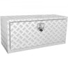 Underbody Truck Box, 36"Ã—14"Ã—16" Pickup Storage Box, Heavy Duty Aluminum Diamond Plate Tool Box with Lock and Keys, Waterproof