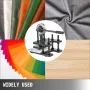 Læderskæremaskine 180x120mm manual die skærer tunge