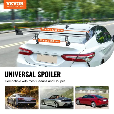 Universal bagspoiler GT Style Justerbar bagagerum Wing Car