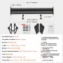 Universal bagspoiler GT Style Justerbar bagagerum Wing Car