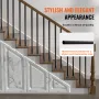 Trappe Metal Balusters, 3/4 '' Runde x 32 '' Lang aluminiums