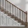 Trappe Metal Balusters, 3/4 '' Runde x 32 '' Lang aluminiums