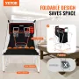 Foldbar indendørs dobbeltskud basketball arkade spil 2 spiller