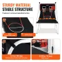 Foldable Basketball Arcade Game, 2 Player Indoor Basketball Game, Home Dual Shot Sport with 5 Balls, 8 Game Modes, Electronic Sc