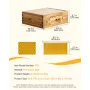 Bee Hive Medium Box Starter Kit, 100% Beeswax Coated Natural Fir Wood, Langstroth Beehive Kit with 10 Frames and Foundations, Tr