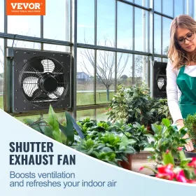 Lukker udstødningsventilatorbutik udstødningsventilator 406 mm