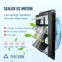 Lukker udstødningsventilatorbutik udstødningsventilator 406 mm