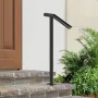 Round Type Metal Handrail Step Handrail 2 Steps Handrails for Outdoor Steps Handrails 18L x 38H Inch Steps Stair Railing for Ste