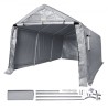 Portable Storage Shelter Garage Storage Shed 10 x 15 x 8 ft & Zipper Door
