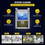 6L Upgraded Ultrasonic Cleaner (400W Heater,180W Ultrasonic) Professional Digital Lab Ultrasonic Parts Cleaner with Heater Timer