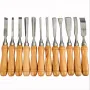 Wood Chisel Sets 12pcs Lathe Chisels 3-3/4Inch /95MM Woodworking Chisels 9Inch Wood Lathe Tools Wood Chisels Lathe Tools for Woo