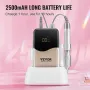 Electric Cordless Nail Drill - with 35000RRM Brushless Motor and Charging Base, Rechargeable Nail E File Machine with 6 Bit & 50