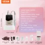 Electric Cordless Nail Drill - with 35000RRM Brushless Motor and Charging Base, Rechargeable Nail E File Machine with 6 Bit & 50