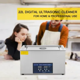 Dobbeltfrekvens 22L Ultrasonic Cleaner med varmeapparat til