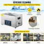 Dobbeltfrekvens 22L Ultrasonic Cleaner med varmeapparat til