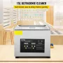 15L Upgraded Ultrasonic Cleaner (600W Heater,360W Ultrasonic) Professional Digital Lab Ultrasonic Parts Cleaner with Heater Time