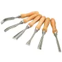 Wood Chisel Sets 12pcs Lathe Chisels 3-3/4Inch /95MM Woodworking Chisels 9Inch Wood Lathe Tools Wood Chisels Lathe Tools for Woo