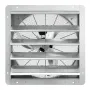 Shutter Exhaust Fan, 610 mm High-speed 1400RPM 2892 CFM, Aluminum Wall Mount Attic Fan with AC-motor, Ventilation and Cooling fo