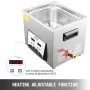 Ultrasonic Cleaner 10L Jewelry Cleaning Ultrasonic Machine Digital Ultrasonic Parts Cleaner Heater Timer Jewelry Cleaning Kit In