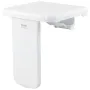 Folding ABS Shower Seat, 15.7'' x 16.7'' Unfolded, Wall Mounted Fold Up Shower Bench with 440 lbs Load Capacity, Space Saving Fo