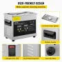 3L Digital Ultrasonic Cleaner Heater Timer Timer smykker
