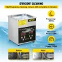 2L Ultrasonic Cleaner Rengøringsmaskine til smykker rustfrit