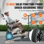 Foldbar elektrisk kørestol motoriserede 300 lbs justerbar