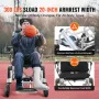 Foldbar elektrisk kørestol motoriserede 300 lbs justerbar