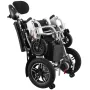 Foldable Electric Wheelchair Motorized 300 lbs/136 kg Adjustable Backrest 20 in/50.8 cm W