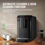 Automatic Espresso Machine - Built-In Grinder, 15 Bar Auto Coffee Machine with 15-Level Grinding Settings, Professional Espresso