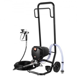 Stand Airless Paint Sprayer, 750W 3000psi High Efficiency Electric Airless Sprayer med vogn, fin og endda malerieffekt,