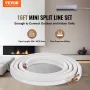 Mini Split Line Set 6,4x9,5 x4876,8 mm kobberrør AC m/