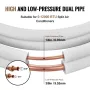 Mini Split Line Set 6,4x9,5 x4876,8 mm kobberrør AC m/