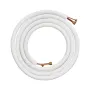 4876.8mm Mini Split Line Set, 6.4 & 12.7mm O.D Copper Pipes Tubing and Triple-Layer Insulation, for Air Conditioning or Heating 