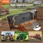 1/4 "Skid Steer -tilknytningsplade Skid Stear Mount Quick