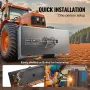 1/4" Skid Steer Attachment Plate, Skid Steer Mount Plate, Quick Attachment Loader Plate, with 2.28" Hitch Receiver, Compatible w
