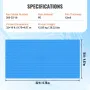 Solar Pool Cover, 32 x 16 ft Rectangle Solar Blanket for Pools, Inground Above Ground Swimming Pool Solar Cover, 12 mil Solar Co