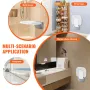 Folding Shower Seat 13.6"/34.5 cm x 12.8"/32.5 cm Wall Mounted Shower Bench 450 lbs/204.1 kg