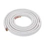 7620mm Mini Split Line Set, 6.4 & 9.5 O.D Copper Pipes Tubing and Triple-Layer Insulation, for Air Conditioning or Heating Pump 