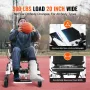 Foldbar elektrisk kørestols motoriserede strømstol 300 lbs 20 i