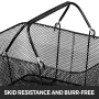 Shopping Baskets with Handles, 12PCS, Black Metal Shopping Basket, Portable Wire Shopping Basket, Black Wire Mesh shopping Baske