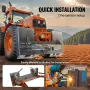 1/4 "Skid Steer -tilknytningsplade Hurtig tilknytning med 2.28"