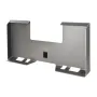1/4" Skid Steer Attachment Plate, Skid Steer Mount Plate with 2.28" Hitch Receiver, Quick Attachment Loader Plate, Compatible wi