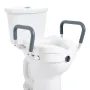 Raised Toilet Seat 5" (12.7 cm) Height Raised 350 lbs/158.8 kg for Round and Elongated Toilet