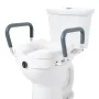 Raised Toilet Seat 5" (12.7 cm) Height Raised 350 lbs/158.8 kg for Round and Elongated Toilet