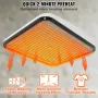 Heat Press 12 x 10 in/30.5 x 25.4 cm Portable Easy Press Sublimation Transfer DIY T-shirt