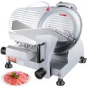 Commercial Meat Slicer, 320W Electric Deli Food Slicer, 12 tommer Carbon Steel Blade Electric Food Slicer, 350-400 RPM kød