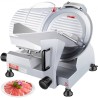 Commercial Meat Slicer, 320W Electric Deli Food Slicer, 12 tommer Carbon Steel Blade Electric Food Slicer, 350-400 RPM kød