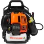 Backpack Leaf Blower, 63CC 2-Cycle Gas Leaf Blower with 1.89L Fuel Tank, 1110CFM Air Volume 220MPH Speed, Ideal for Lawn Care, L
